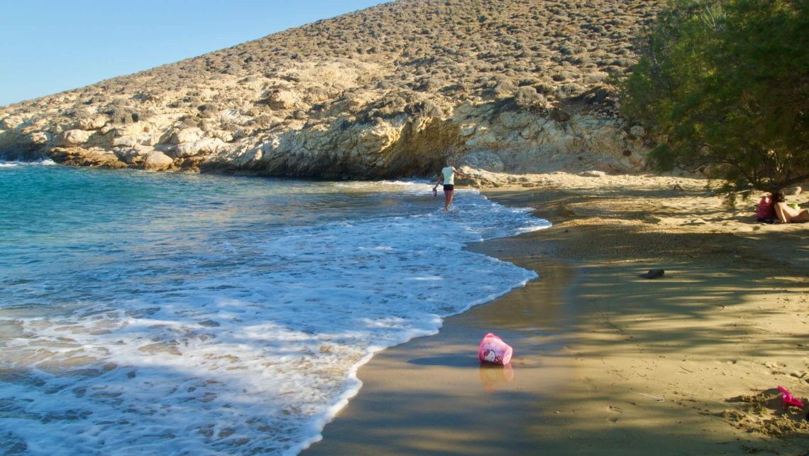 Agios Sostis strand på Serifos