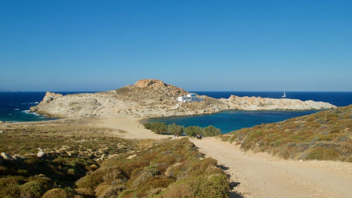 Agios Sostis strand på Serifos